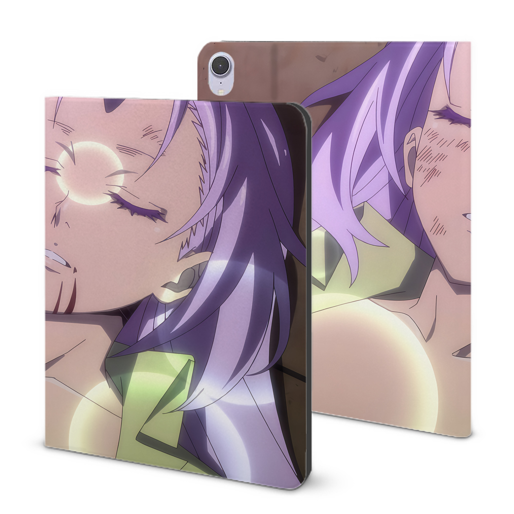（画像用） 転スラ Regarding Reincarnated to Slime IPad ケース ブック型 PUレザー TPU 耐衝撃 軽量 薄型 ペン収納なし 全面保護 IPad 各モデル対応